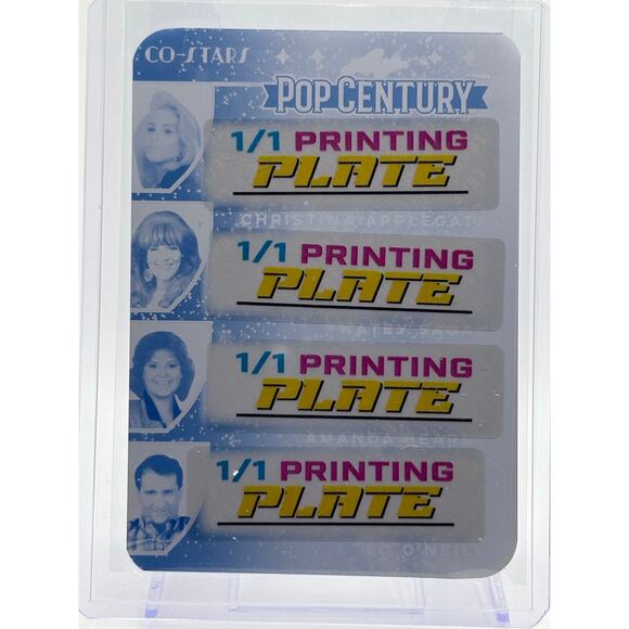 2025 Leaf Pop Century Married With Children Pre-Production Printing Plate 1/1 SP
